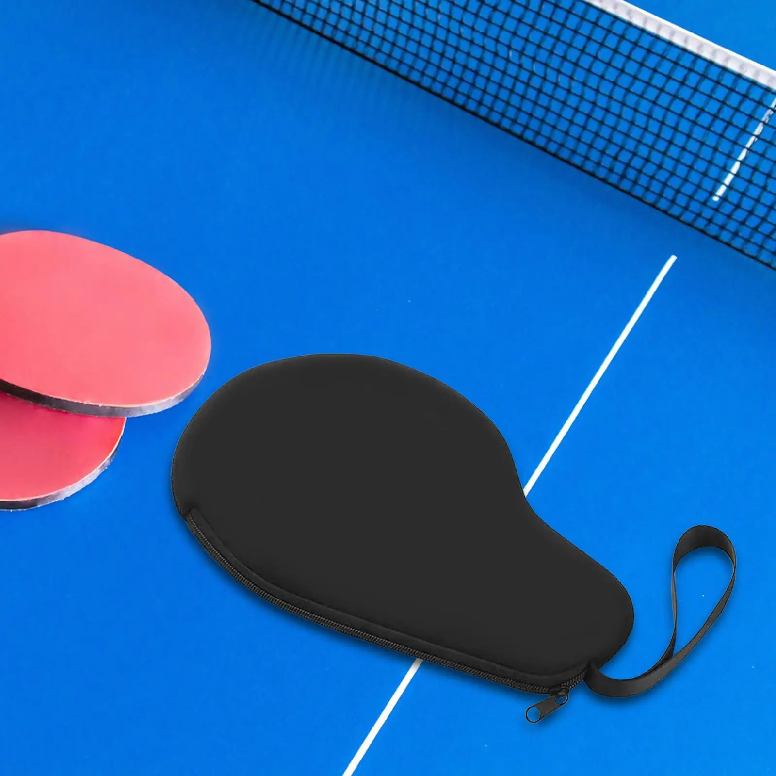 Ping Pong Paddle Case Storage Wear Resistant Portable Scratch Resistant Table Tennis Cover for Unisex Sportsman Adult Youth Gym