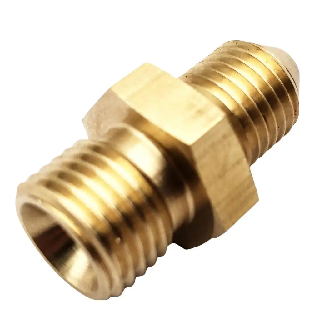 Brass AN4 4an To 1/2-20 UNF Male Fitting Straight Adapter  Water Gas