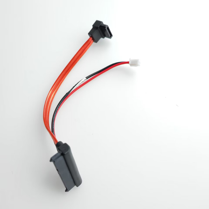 Right Angle 7+15 Pin 22Pin SATA Data 2P Power Cable for Mini PC