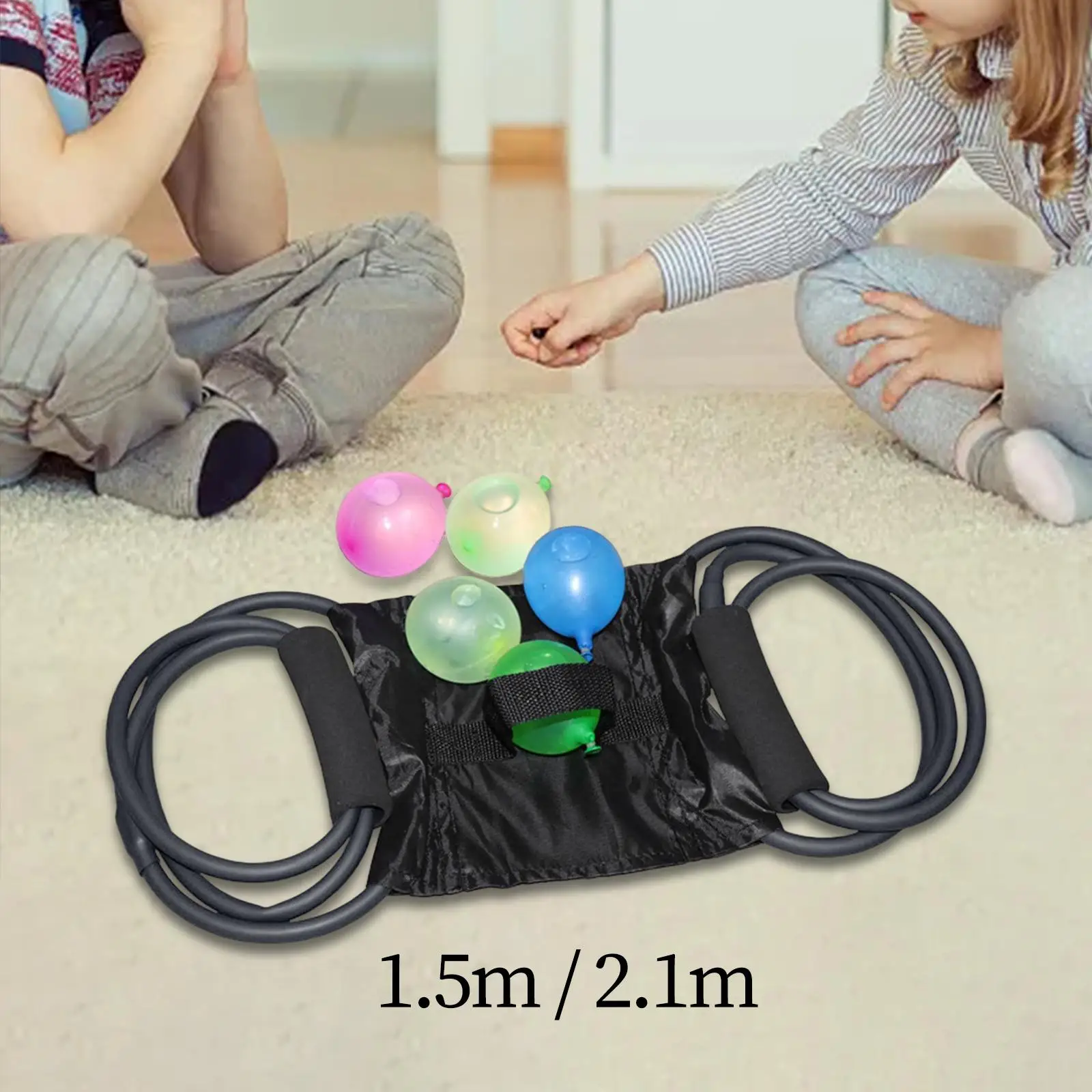 Water Balloon Launcher Balloon Catapult Snowball Launcher Water Toy 3 Men Slingshots for Family Kids Reunions Swimming Pool