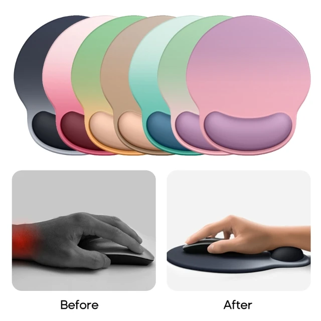 Ergonomic Wrist Pad for Mouse & Keyboards | Skin-Friendly Smooth Movement  Palm Support for Home/Office/Gaming | RSI & Carpal Tunnel Syndrome Wrist