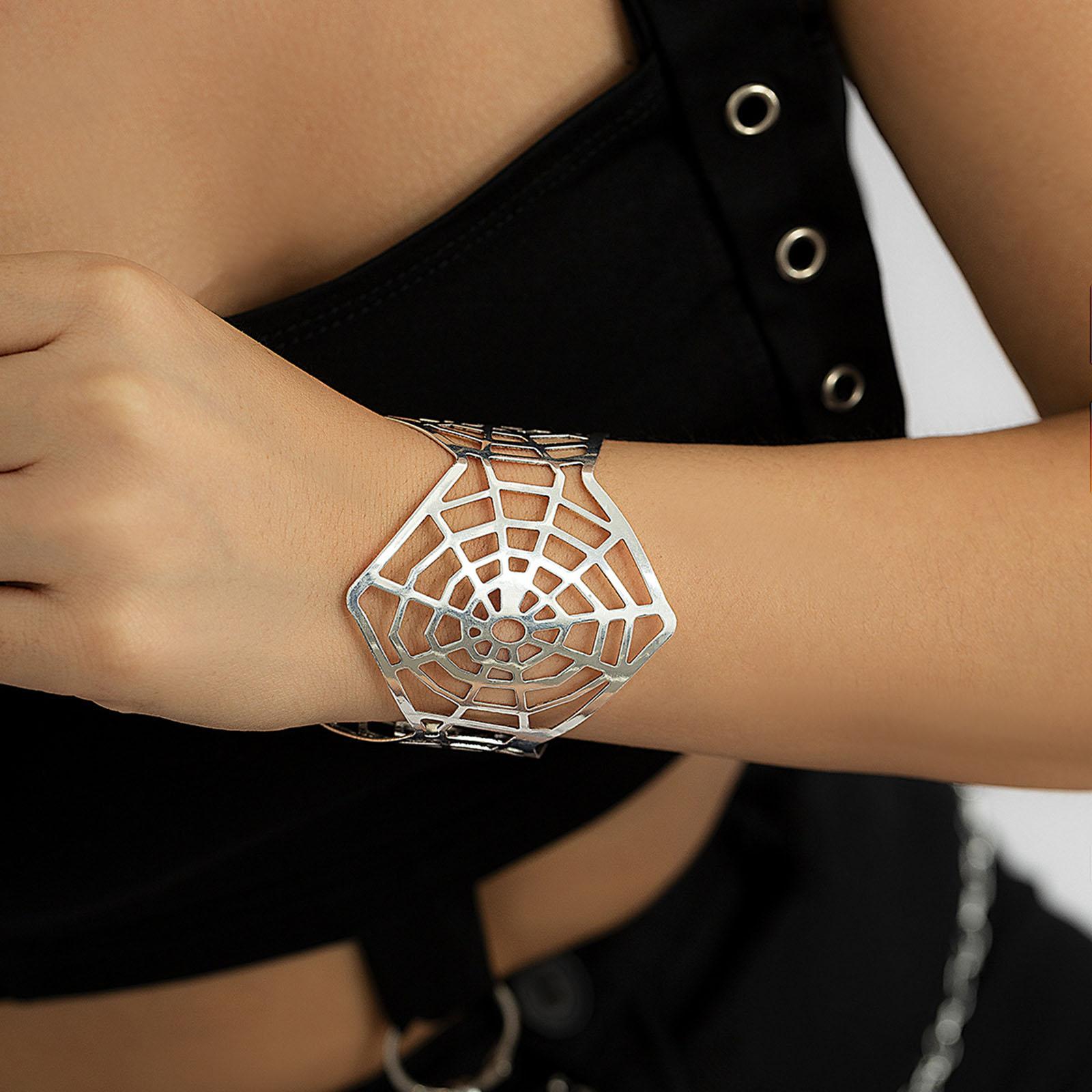 spider web cuff bracelet