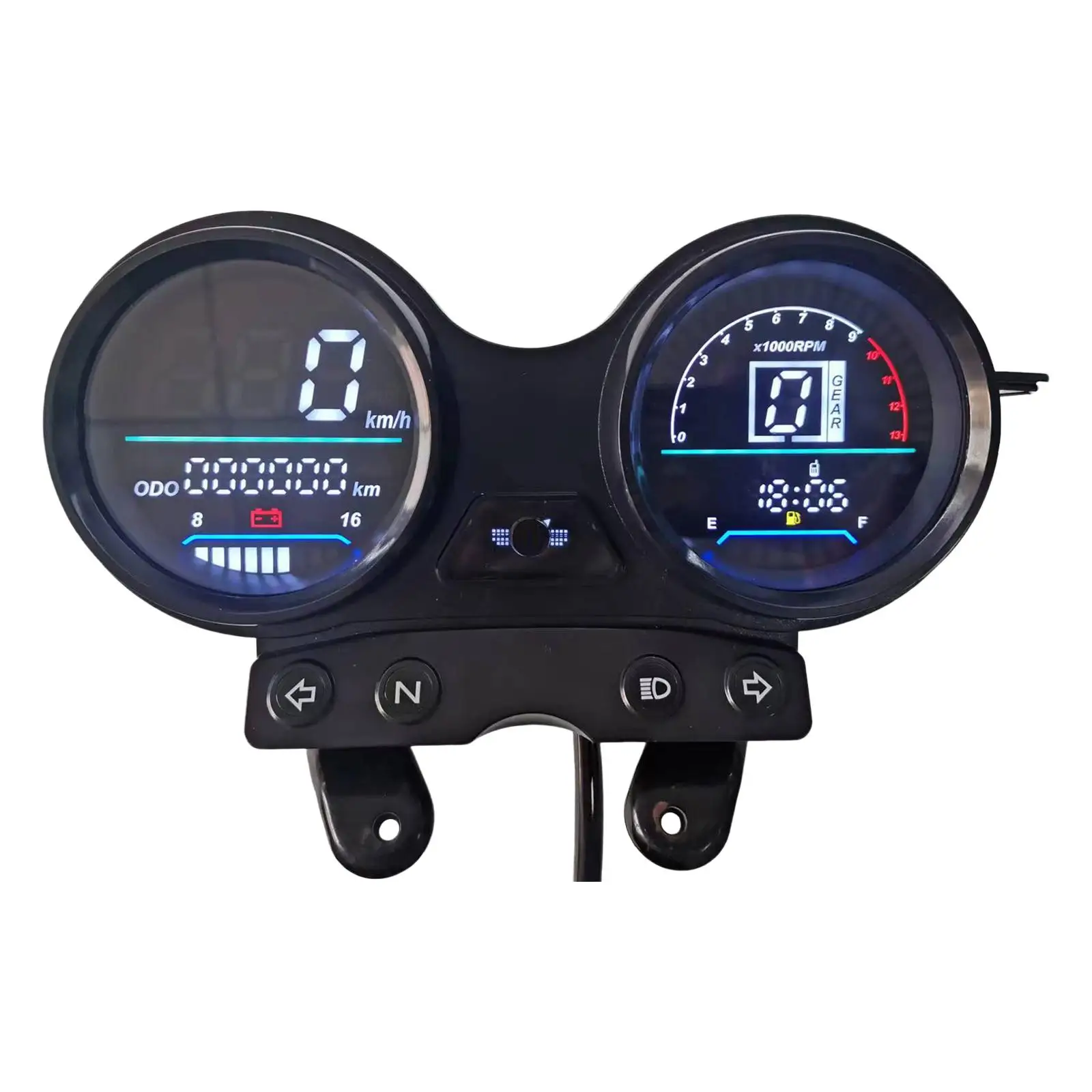 DC 12V Motorcycle Odometer Speedometer for Ybr 125 Professional Sturdy