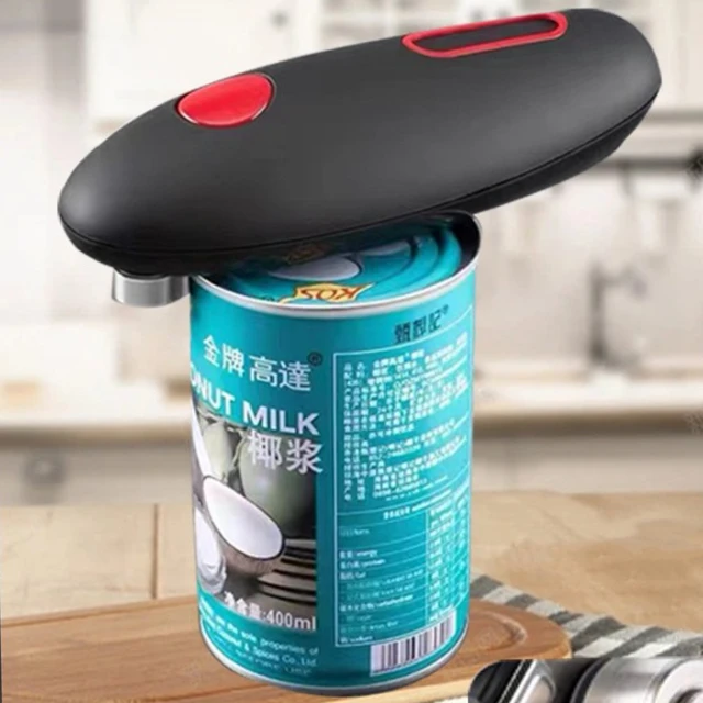 Electric Can Opener Automatic Tin Opener Canned Electric Bottle Opener Jar  Opener Kitchen Gadgets Tools No Sharp Edges Handheld - AliExpress