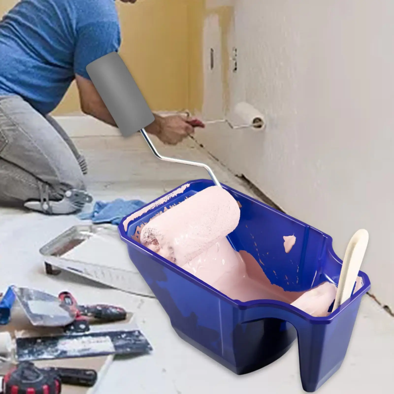 Paint Tool Convenient Construction Washable Multifunctional Painting Set Handle