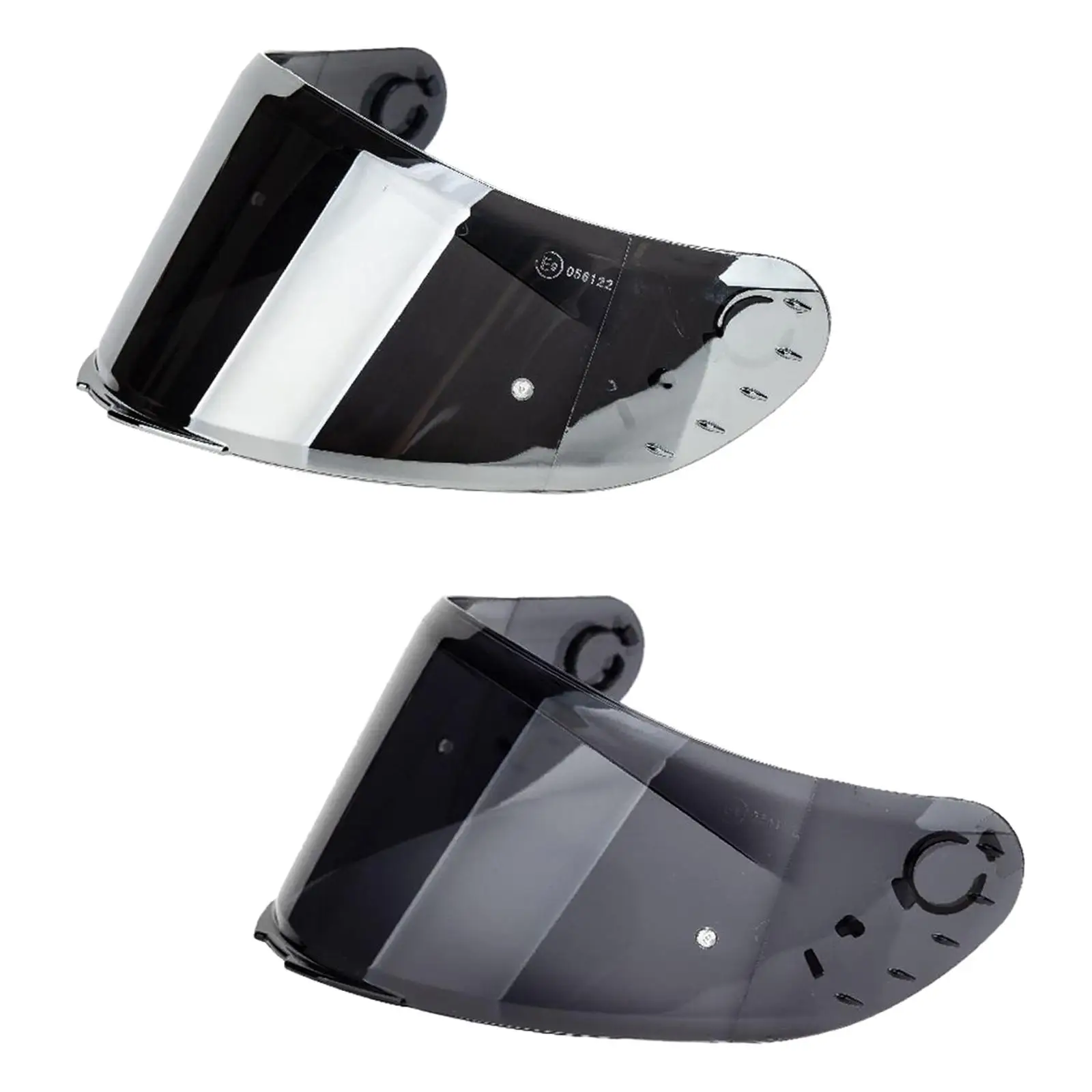 2 Pieces Full Face  Visor for  Motorcycle s