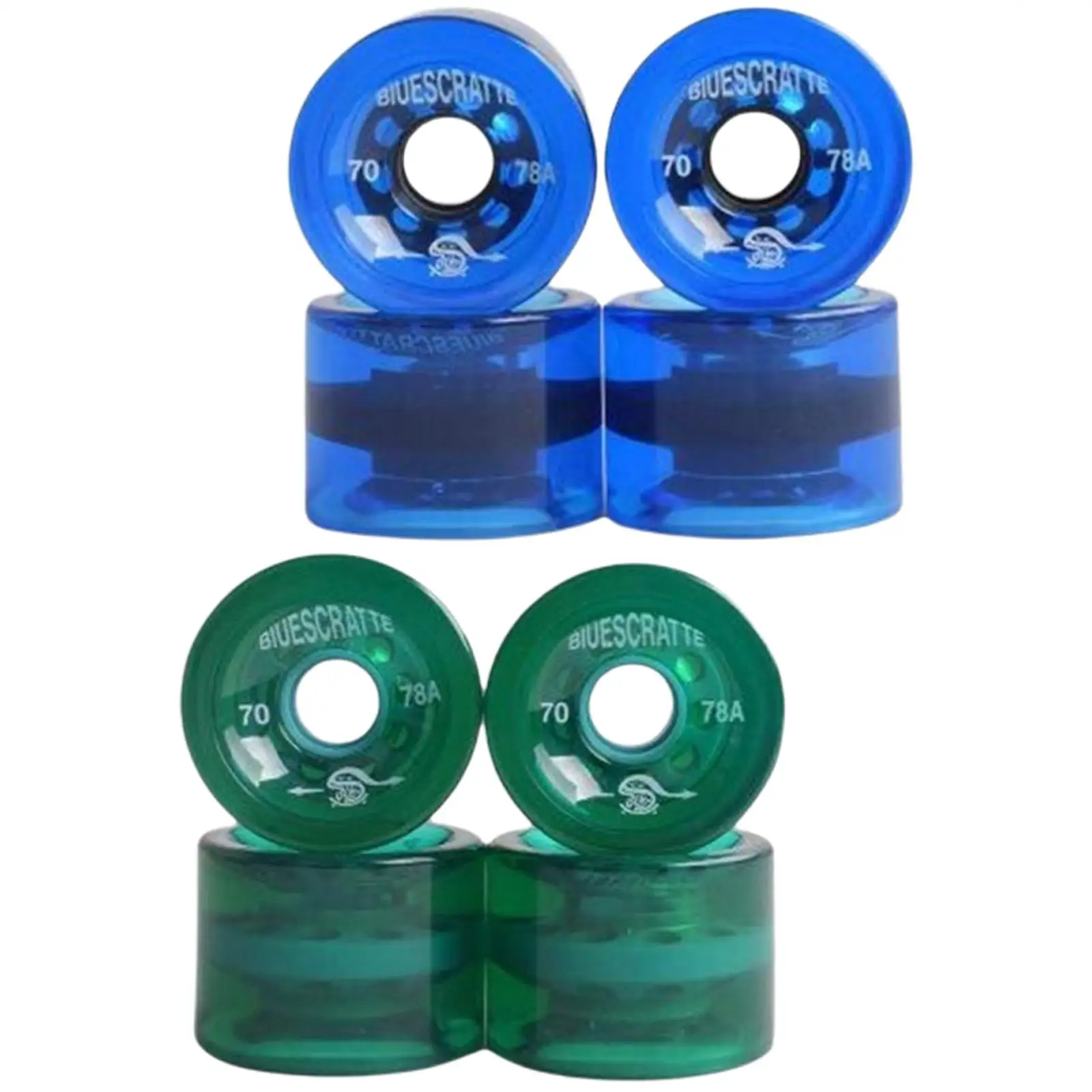 8Pcs 8 Pieces Durable Skateboard Wheels PU Roller Maintenance Accessories