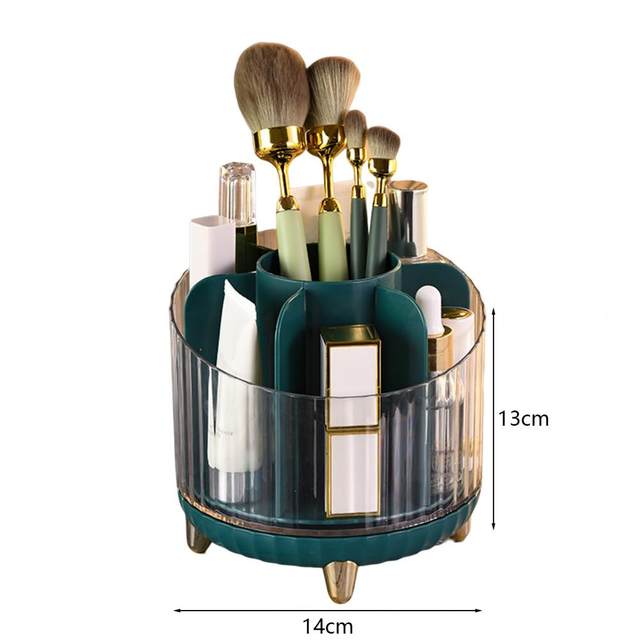 Travel Makeup Brush Bag Portable Cosmetic Brush Holder Organizer Waterproof  Stand-Up Makeup Brush Pouch Zipper