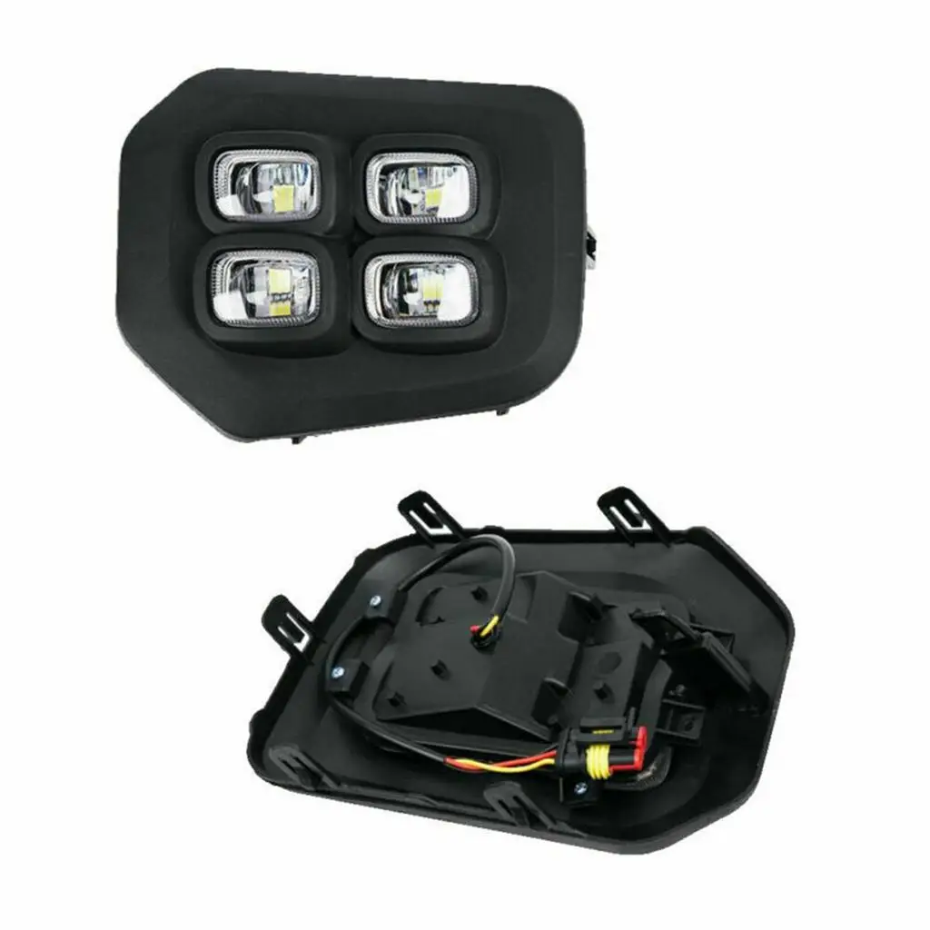 Set of 2 LED Daytime Running Lights Turn Signal Fog Lamp Fit for 16-18