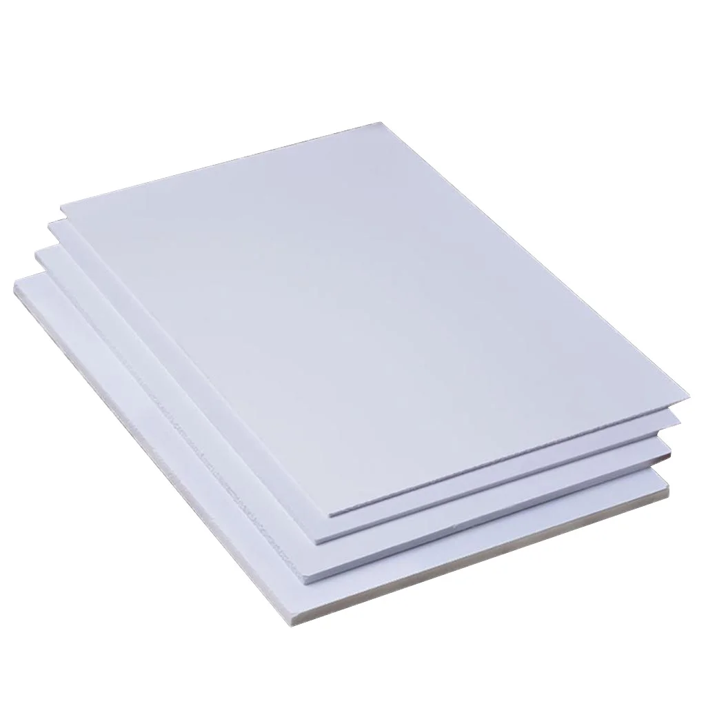 White PVC Sheets Building Model Display DIY Craft 2mm / 3mm Thick