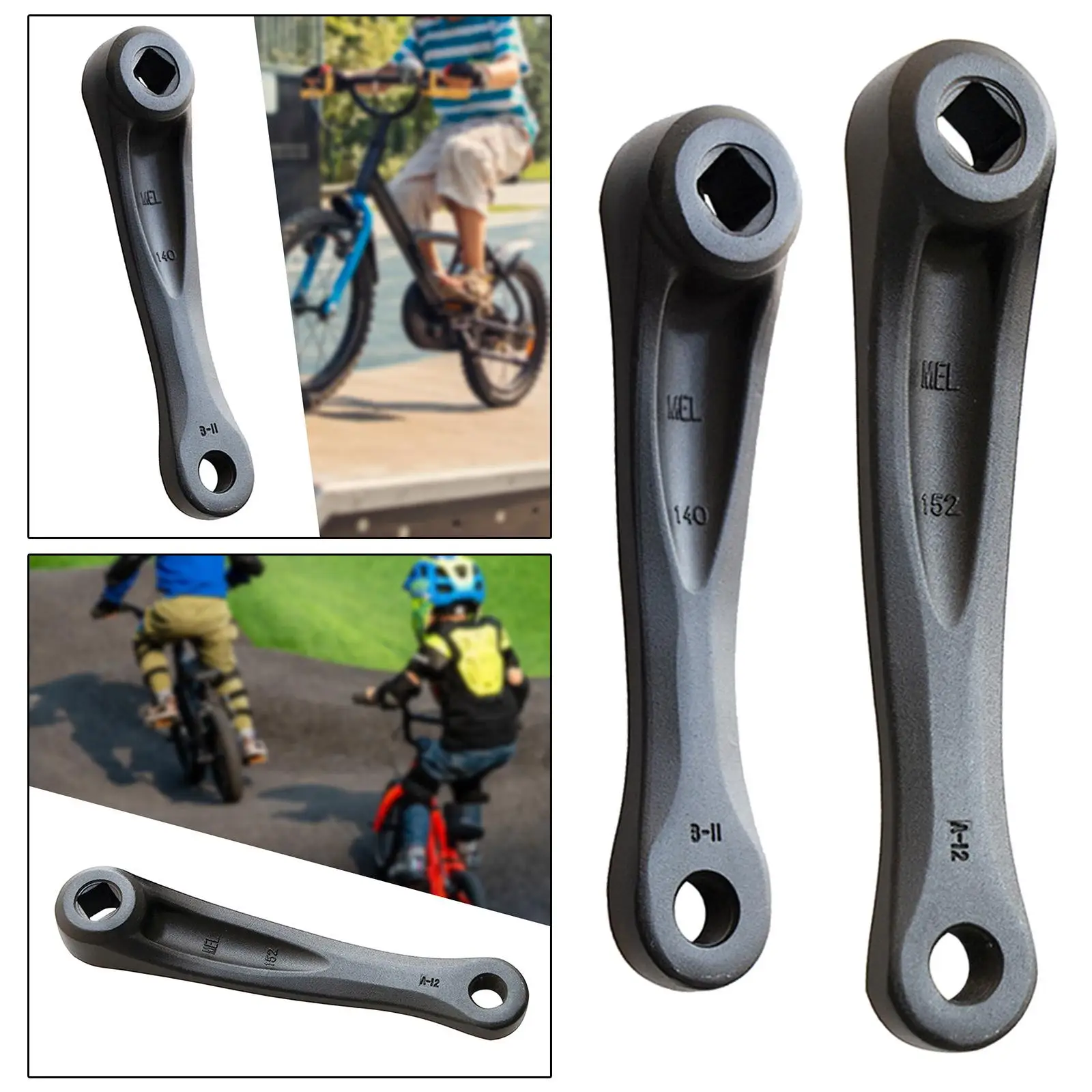 Kids Bike Crank Arm Sturdy Aluminum Alloy Crank Leg Repair Part Accessories