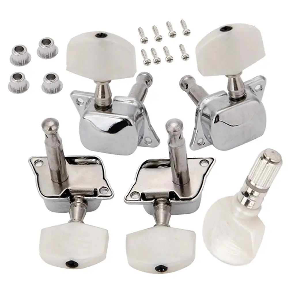 5 Pieces Machine Heads Knobs Semi-closed Strings Tuning Pegs for 