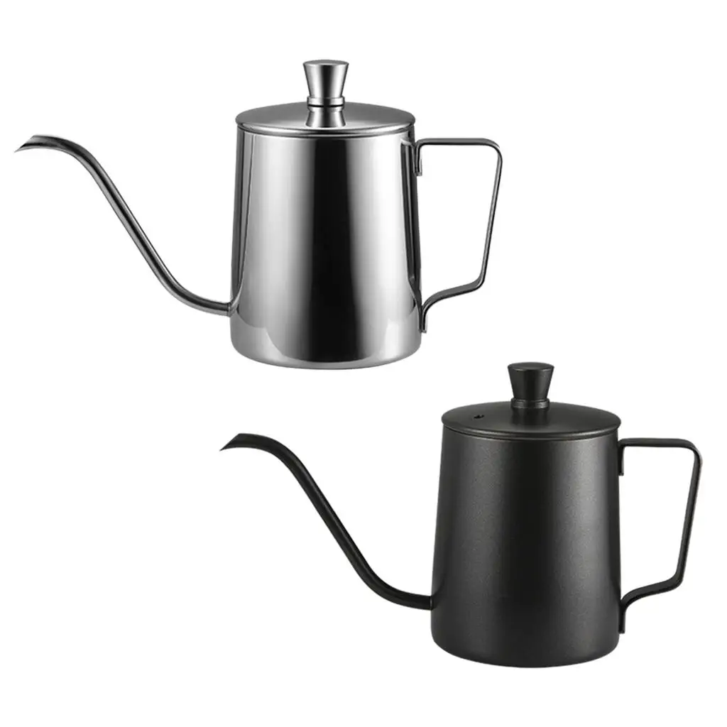 Small pourer of coffee, tea maker, swan neck jug, saucepan, teapots