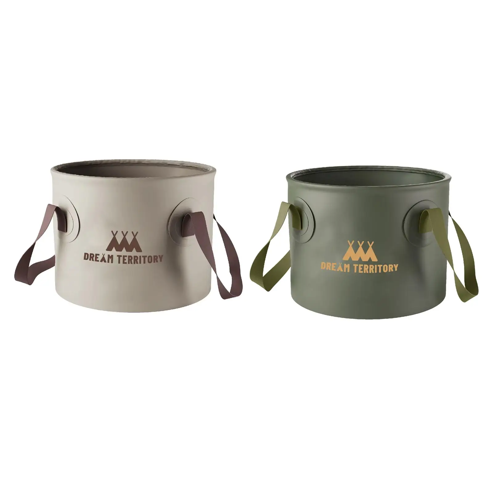 Collapsible Bucket Folding Water Storage Bucket with Handle Portable Wash Basin Water Bag Water Container for Fishing Travelling