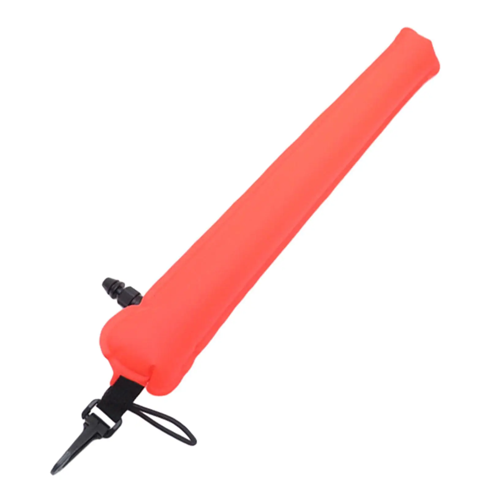 Surface Marker Buoy Highly Visible Closed Bottom Tube for Snorkeling