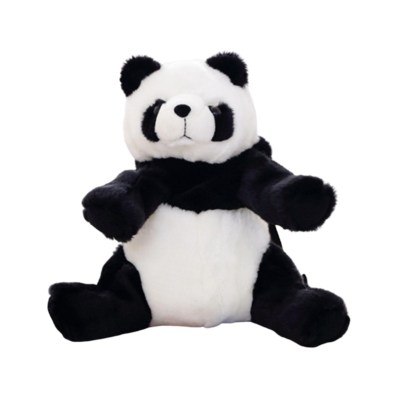 Plush Panda Backpack Stuffed Panda Doll Cute Animal Backpack for Unisex Girl