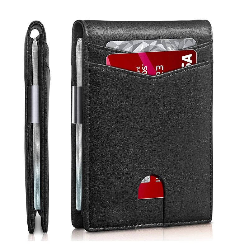 unisex bi-fold wallet rfid