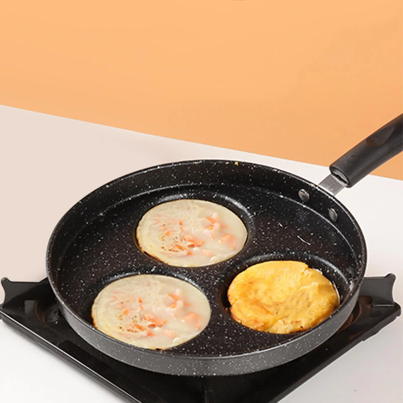 Egg Frying Pan Pancake Maker Cookware Skillet Omelet Pan Small Frying Pan Induction Cooker Breakfast