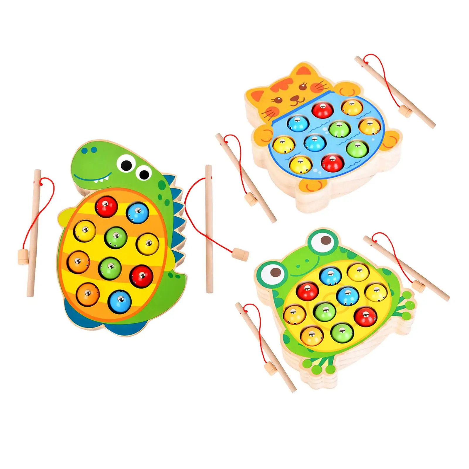 Magnetic Fishing Toys Motor Skills Activity Party Early Learning with Fishing