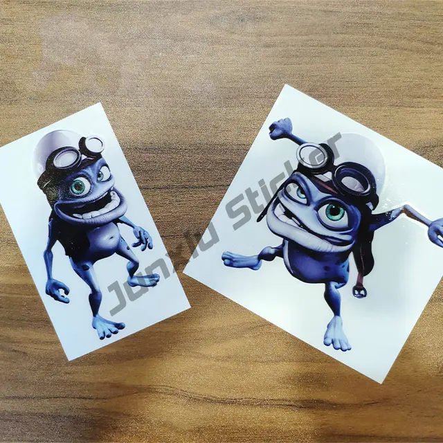 Crazy Frog Annoying Thing decal adhesive transparent sticker for bike,  scooter