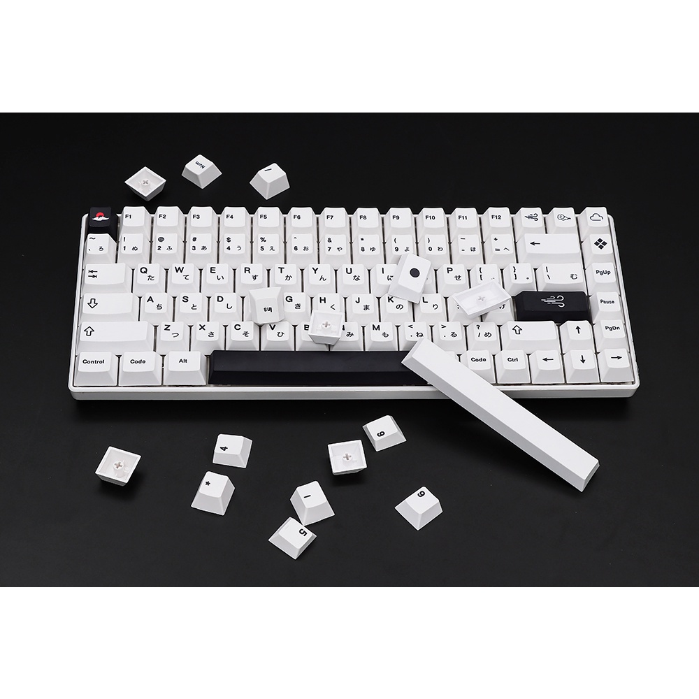 legend pbt sublimação cereja perfil teclado mecânico diy