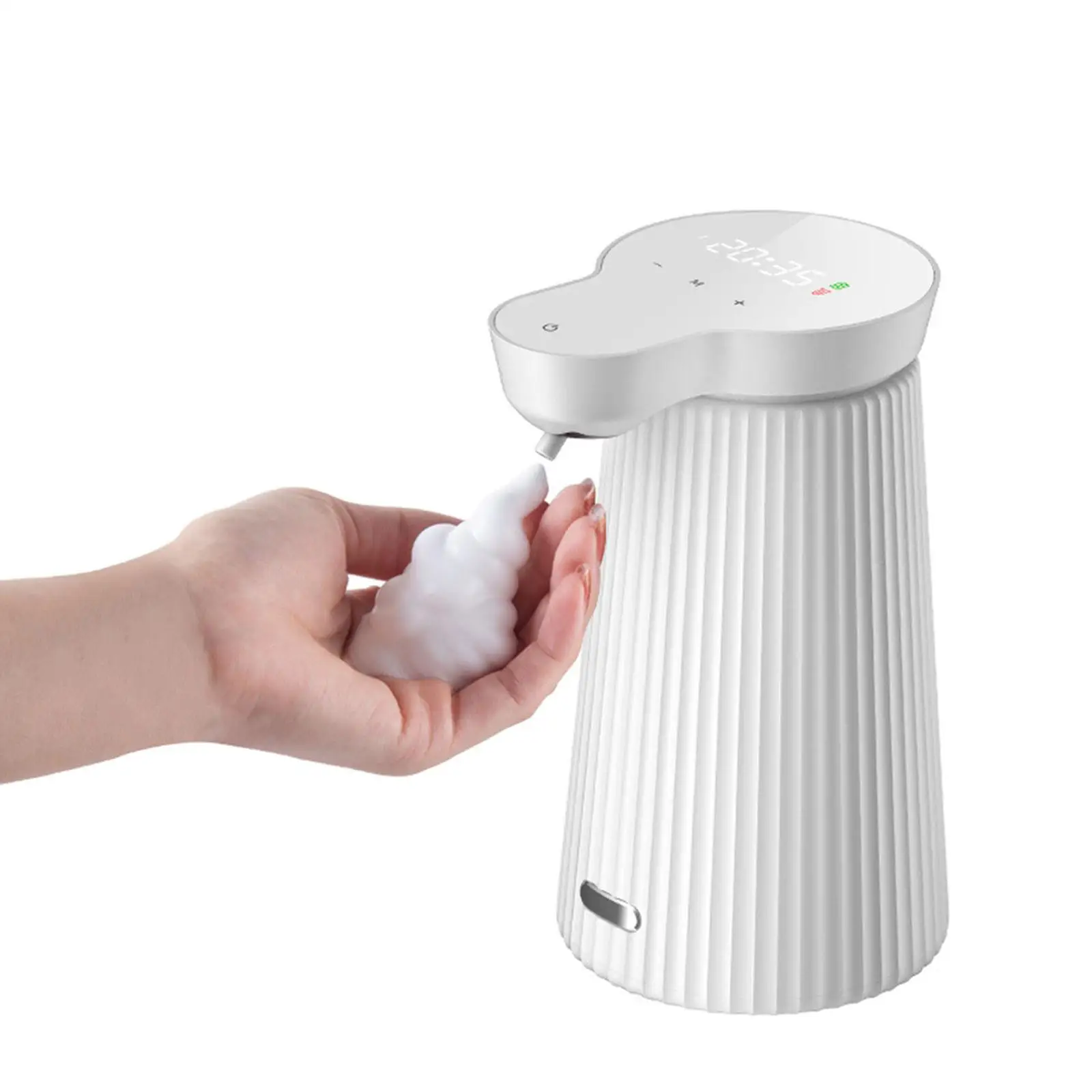 Automatic Soap Dispenser Foaming Soap Dispenser Hand Soap Dispenser 500ml Countertop Infrared Sensor for Office Kitchen Hotel