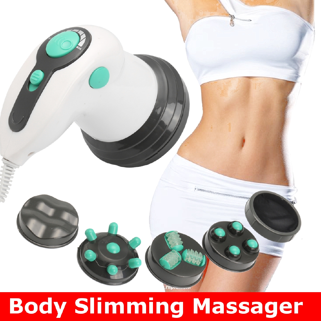 Best of 6 In 1 Full Relax Tone Spin Body Massager 3D Electric Full Body Slimming Massager Roller Cellulite Massaging Smarter Device New Reviews & Tips