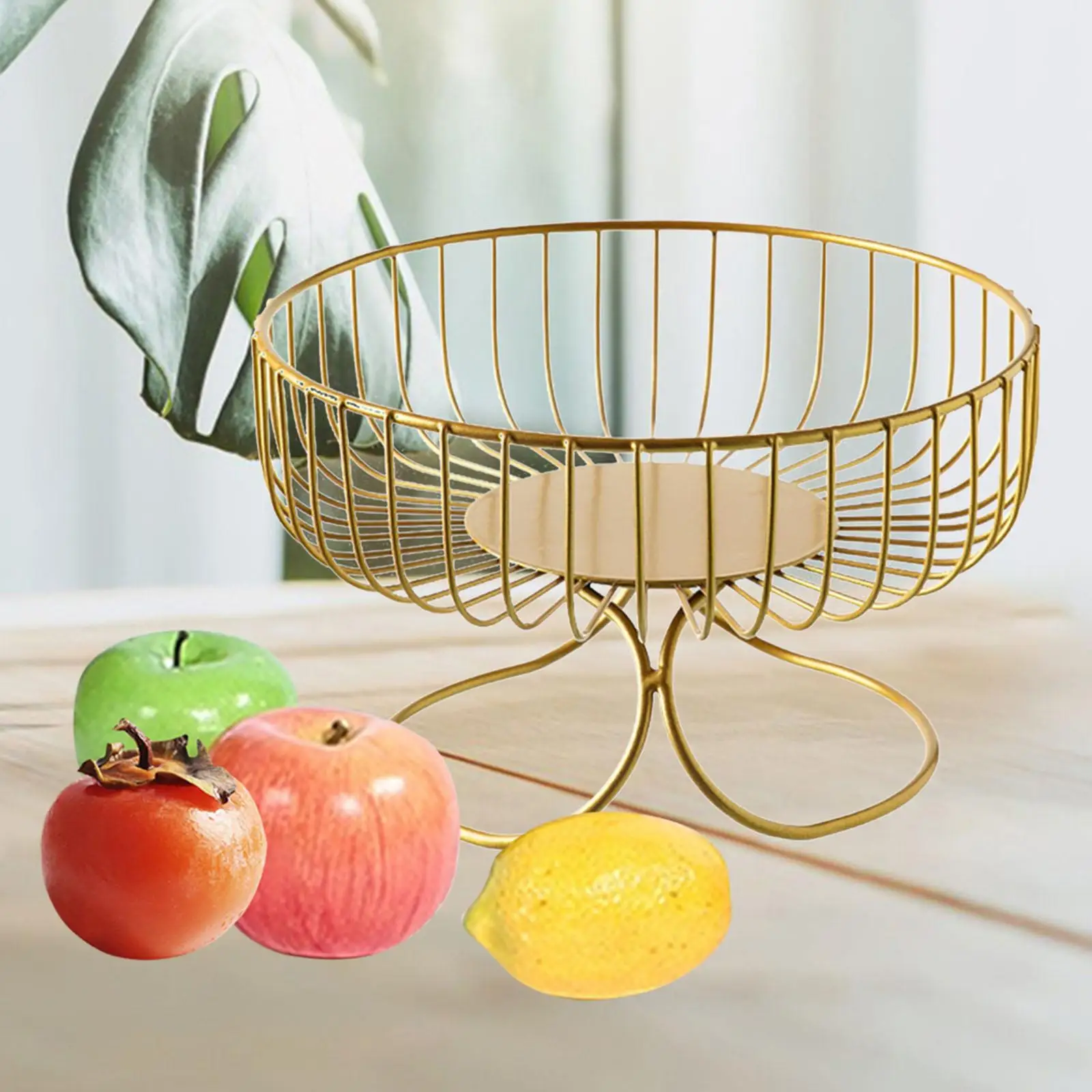 Fruit Basket Stand Storing Holder Countertop Fruit Bowl Basket Holder for Snacks