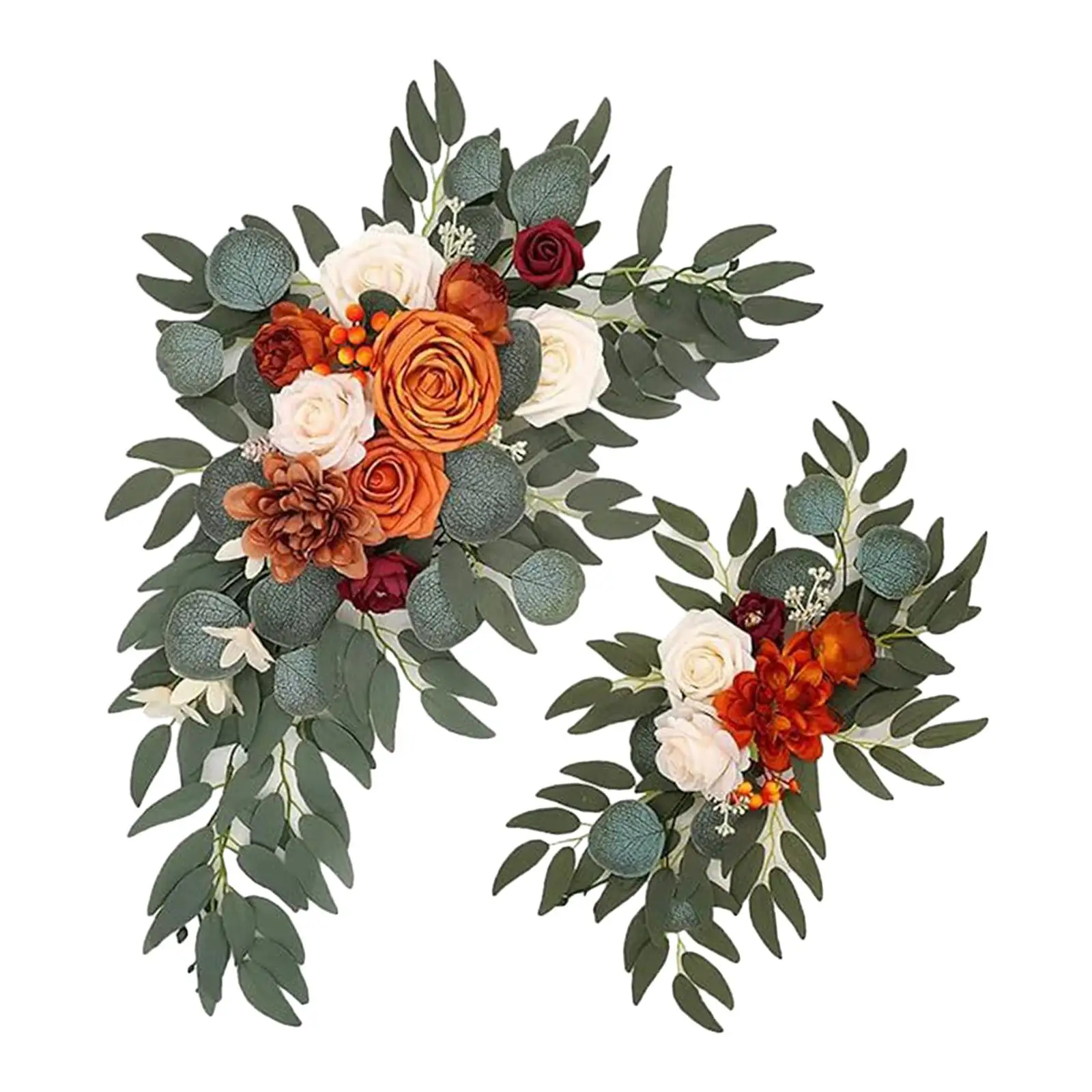 Wedding Arch Flowers Artificial Flowers Swag for Front Door Party
