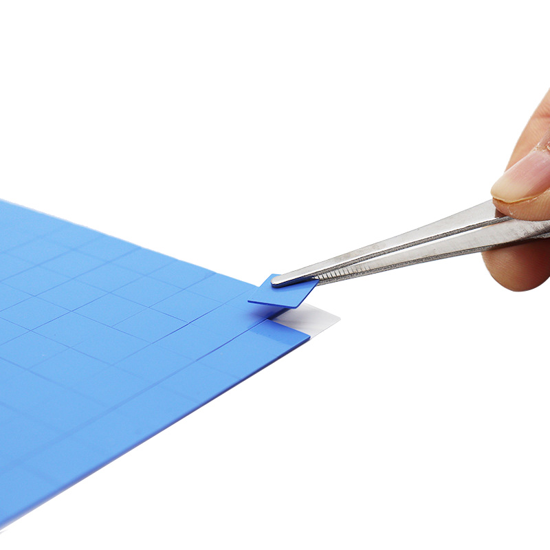 6 W/mK GPU CPU Kühlkörper Kühl Leitfähiges Silikonpad 10 mm * 10 mm/100 mm * 100 mm Wärmeleitpad hochwertiges 101ismus – Detail 3