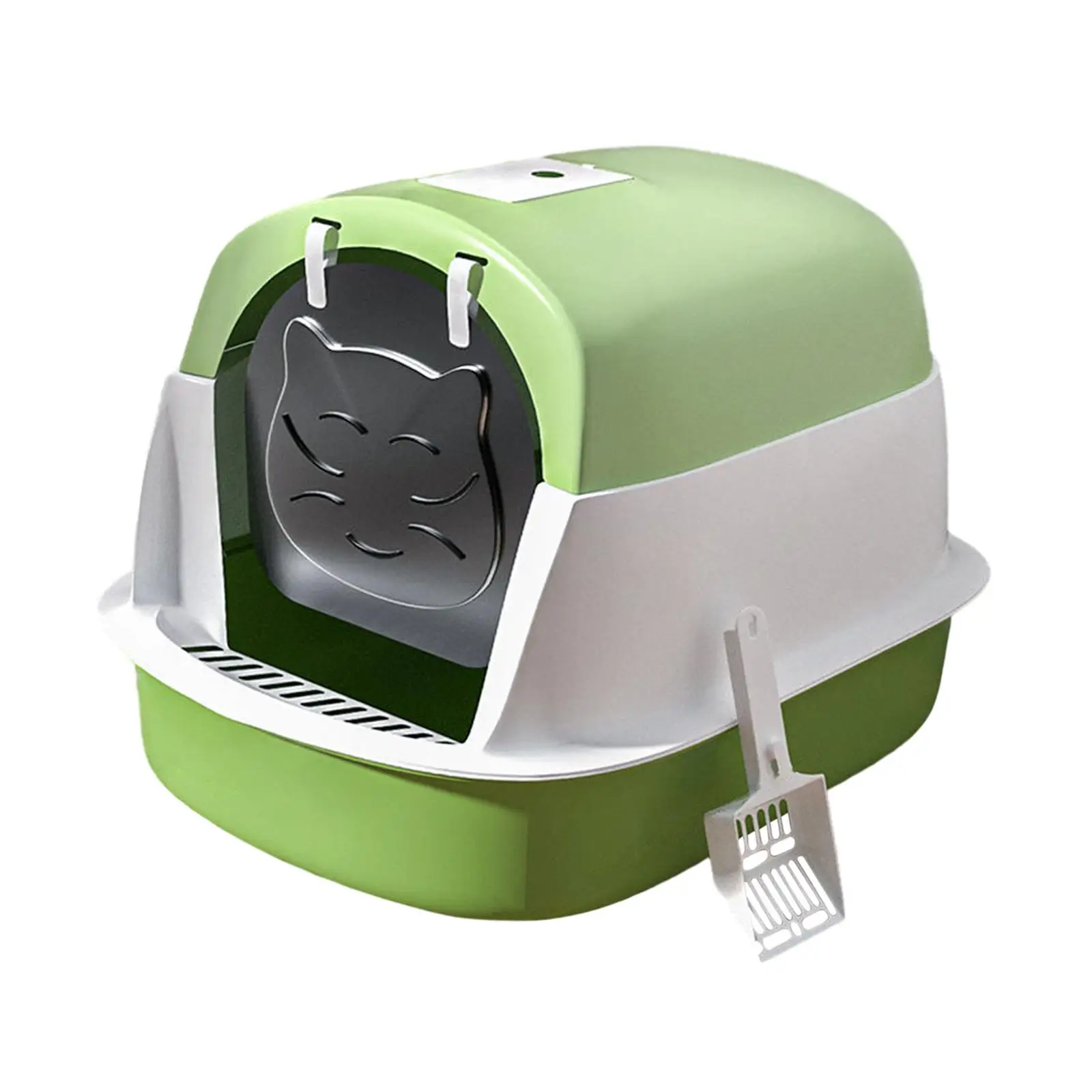 Cat Litter Box with Hood and Lid Pet Litter Box Closed Litter Box Durable
