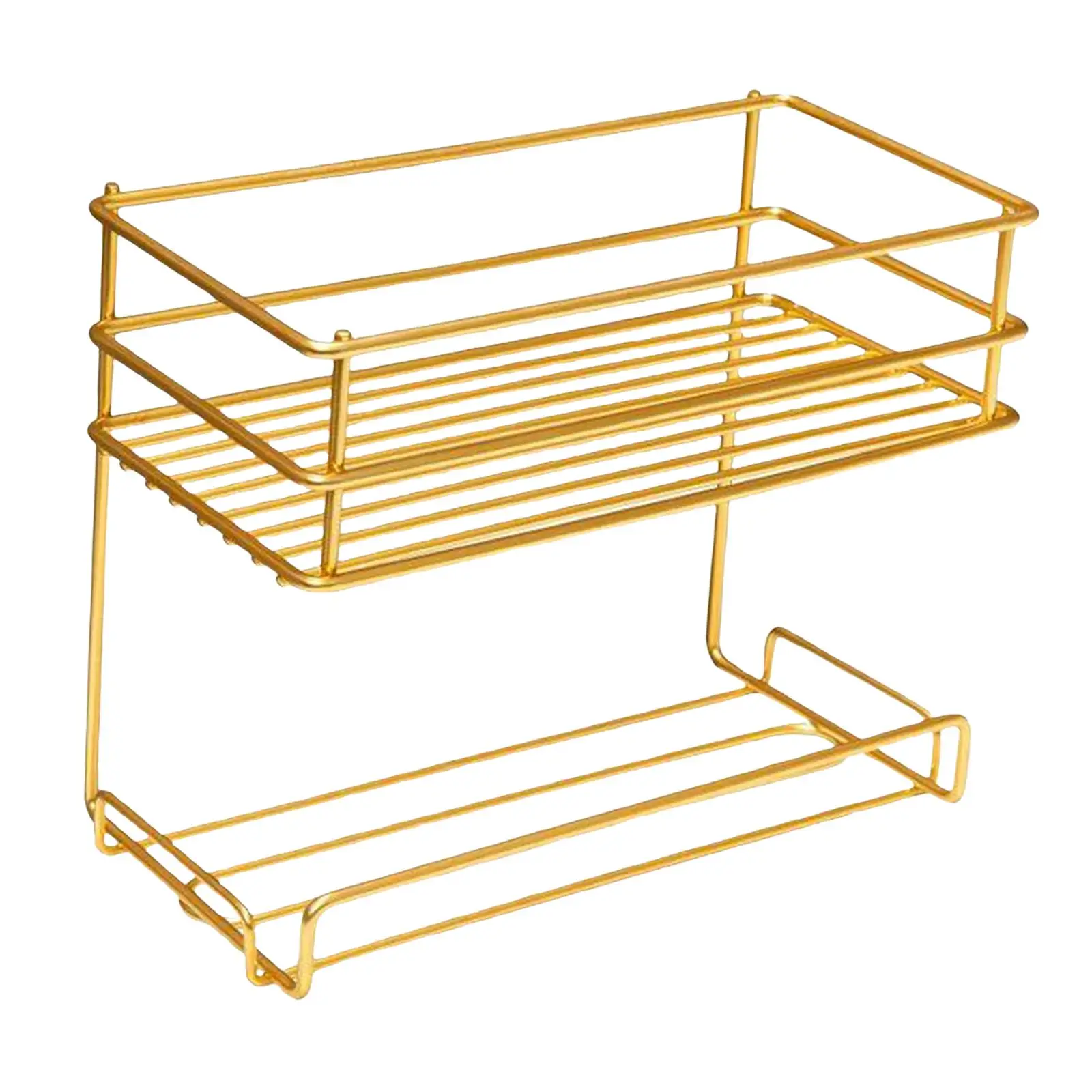 Bathroom Storage Rack Bath Organizer Accessorie Wall Mount Basket Storage Rack for Household Toilet Living Room Shower