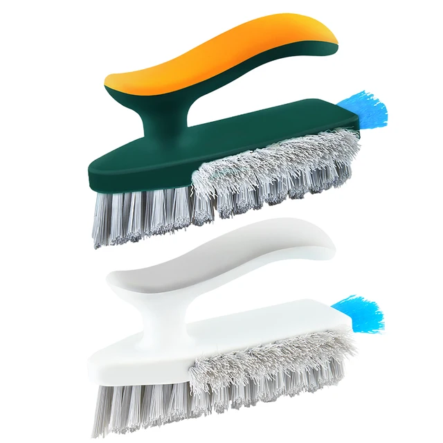 Stiff Bristle Crevice Cleaning Brush With Non Slip Handles Multifunctional  Cleaning Brush Suit For Bathtubs Home Shoes Laundry