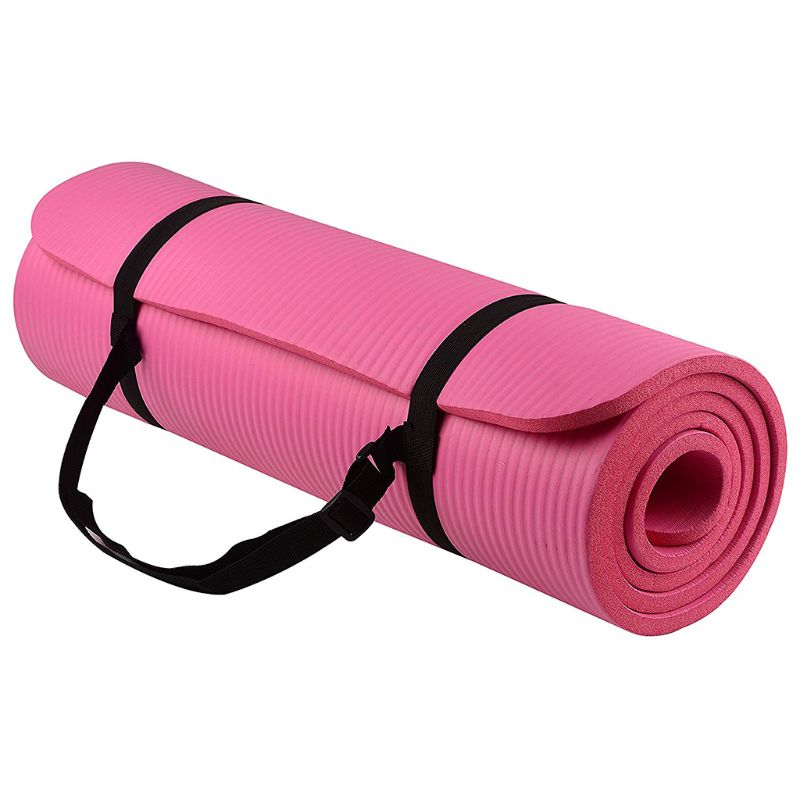 Description Picture 6 of item1 Set Yoga Mat for Extra Thick 1cm Pilates Fitness Cushion Non Slip Exercise Pad