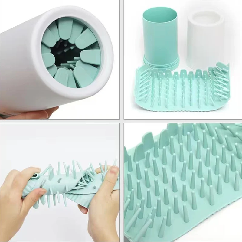 Una colección de herramientas para el cuidado de las uñas. Hay cuatro tipos diferentes de cepillos para uñas, cada uno diseñado para un propósito específico en el cuidado de las uñas. De arriba a la izquierda a abajo a la derecha, los pinceles son:

1