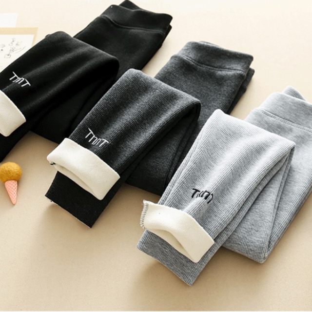 Amazon.com: Kiiavoro Girls Fleece Lined Leggings Cotton Kids
