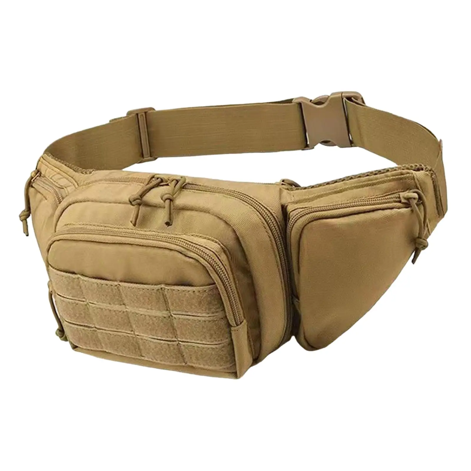 Belt Bag with Zipped Pocket Adjustable Belt Men Waist Pack for Camping Hunting Outdoor