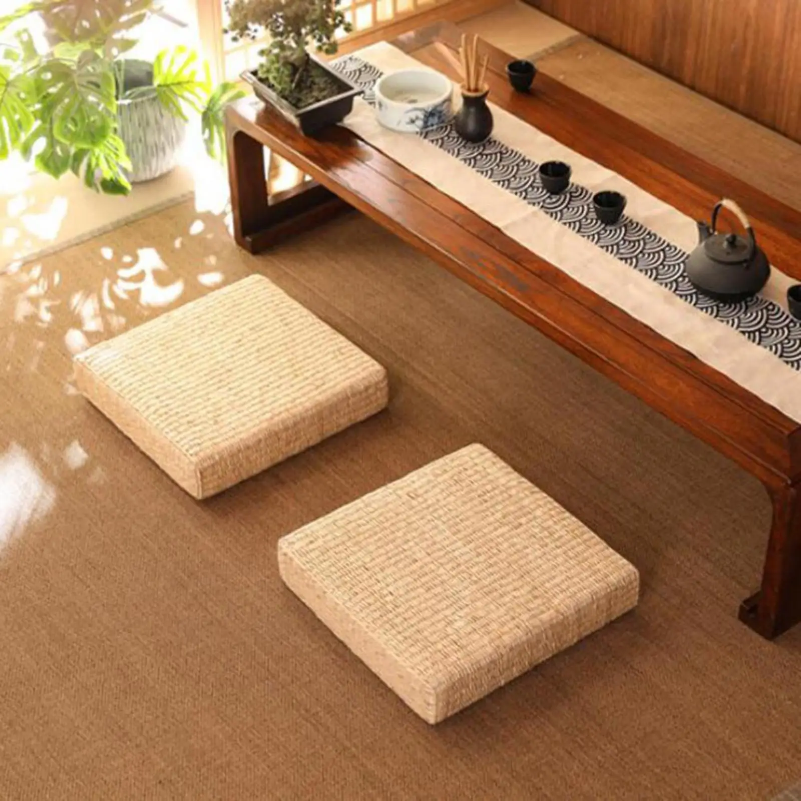 Yoga Pad Multifunctional Pillow Tatami Cushions for Office Dining Room Hotel Home