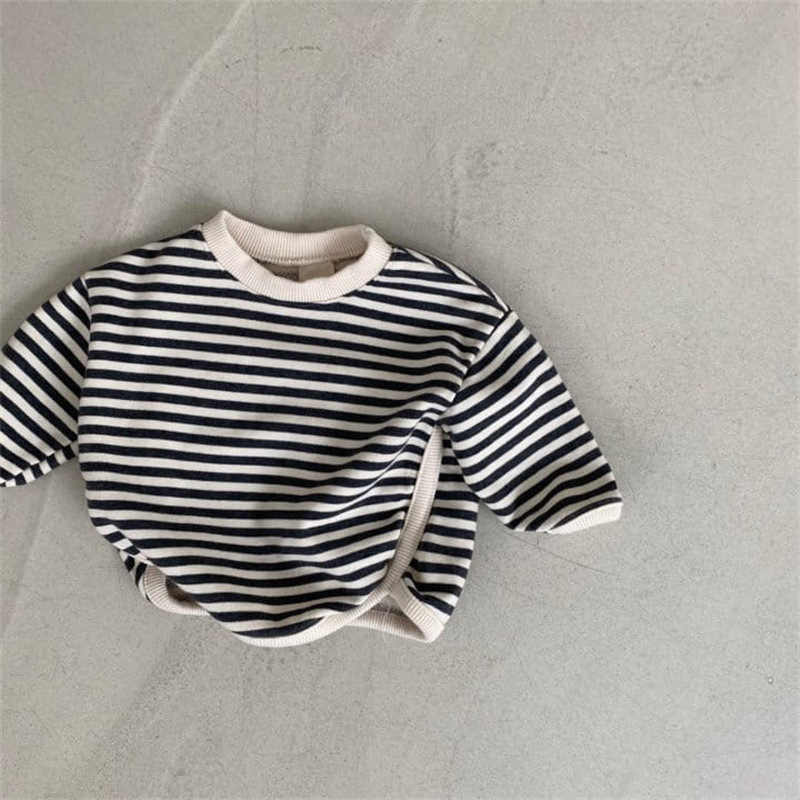 Title 5, 3276B Baby Gestreiften Pullover 2022 Herbst Neu...