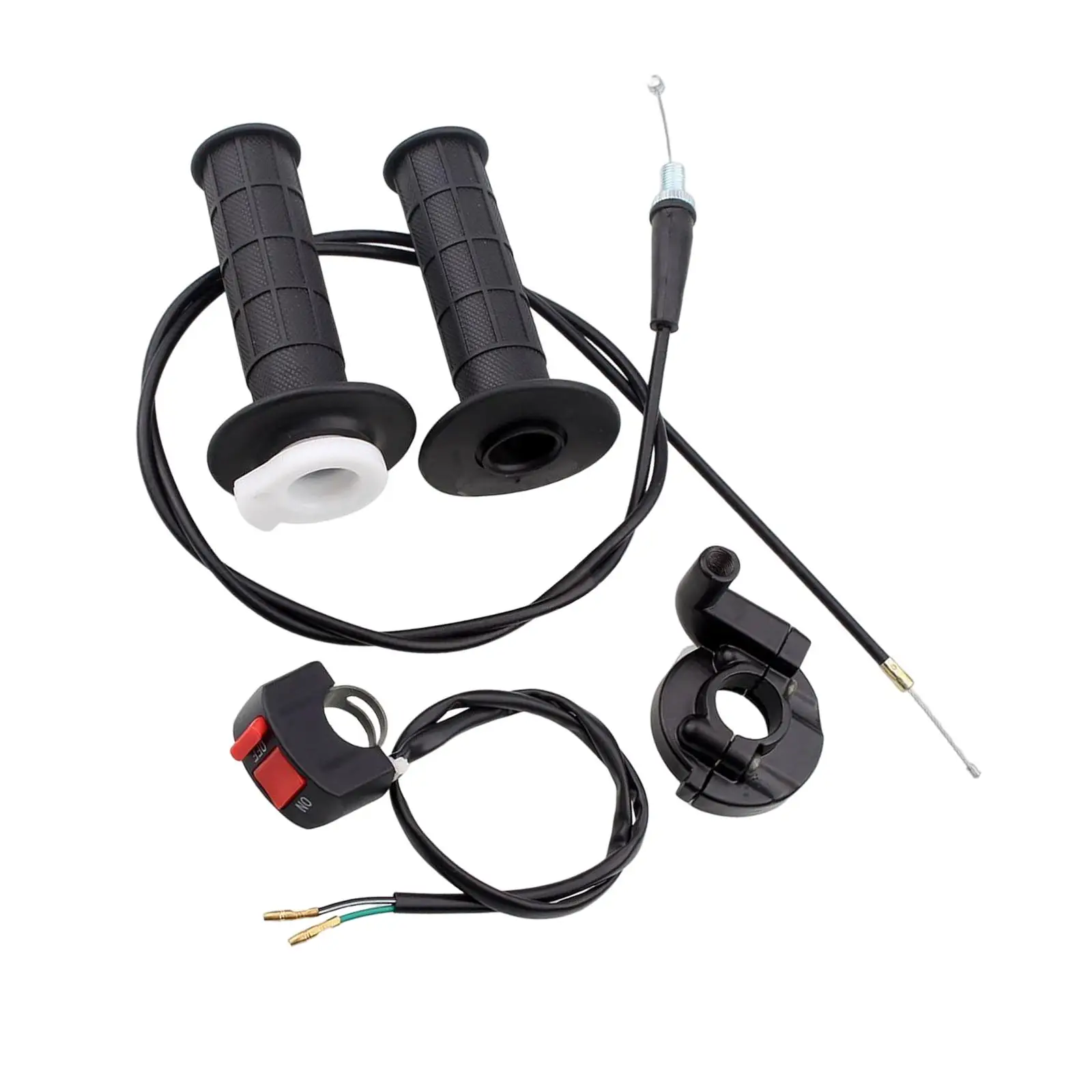 Throttle Accelerator Handle and Cable Kit with Kill On Off Switch for 50cc 150cc 250cc Mini Bike Accessories Durable
