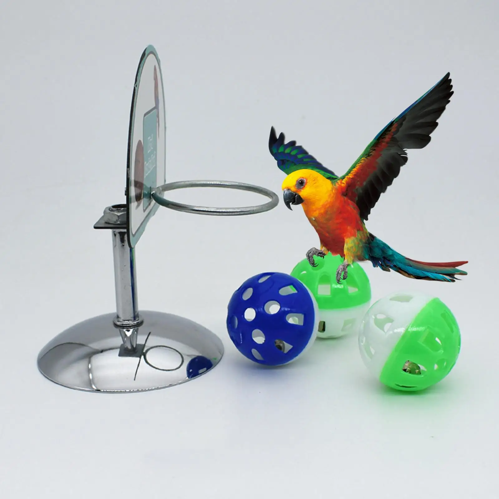 Funny Bird Basketball Toy Training Parrot Intelligence Toy Parakeet Finches