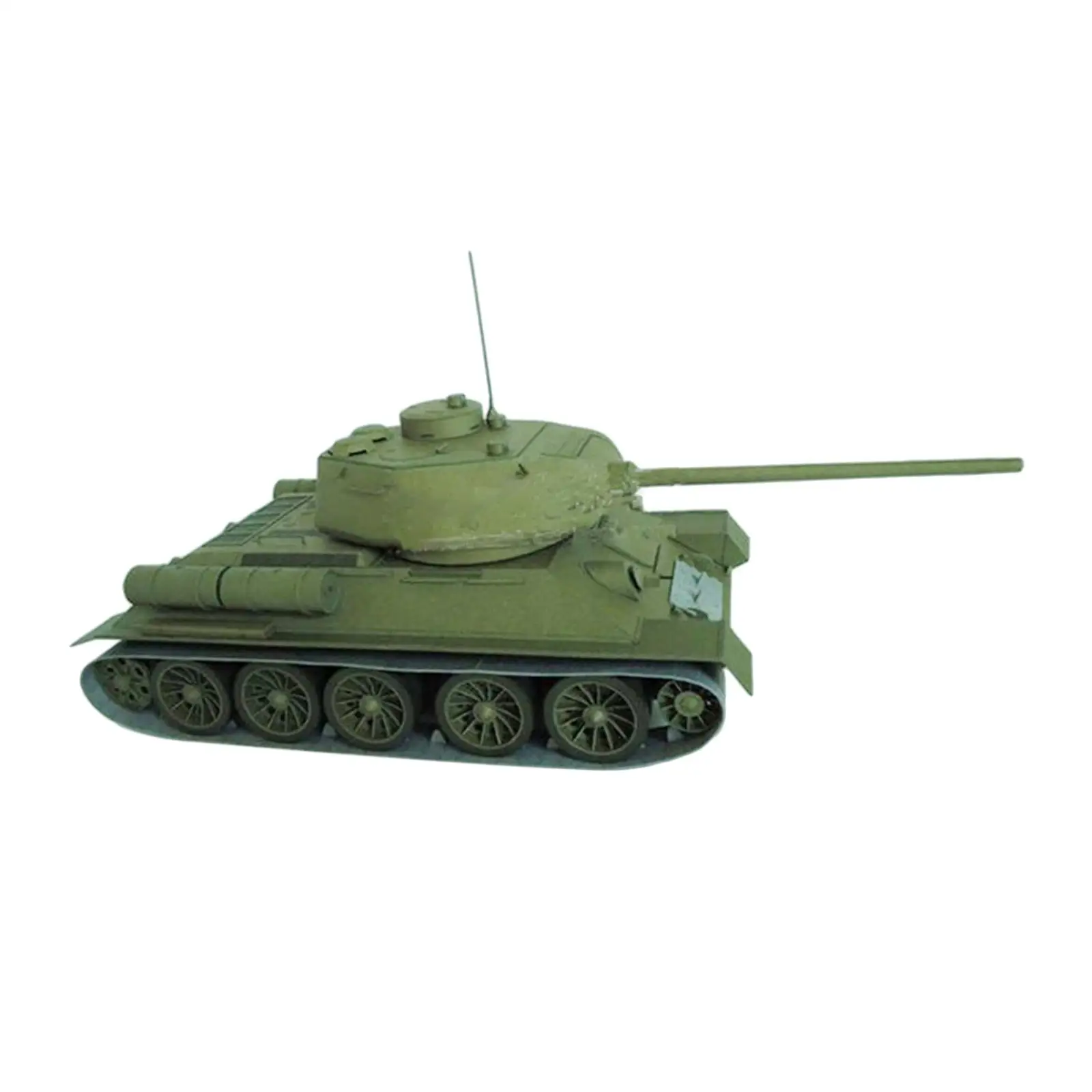 1/25 Tank Model 3D Paper Puzzle Tabletop Decor,Cardboard Collectables Building Kits for Adults Children