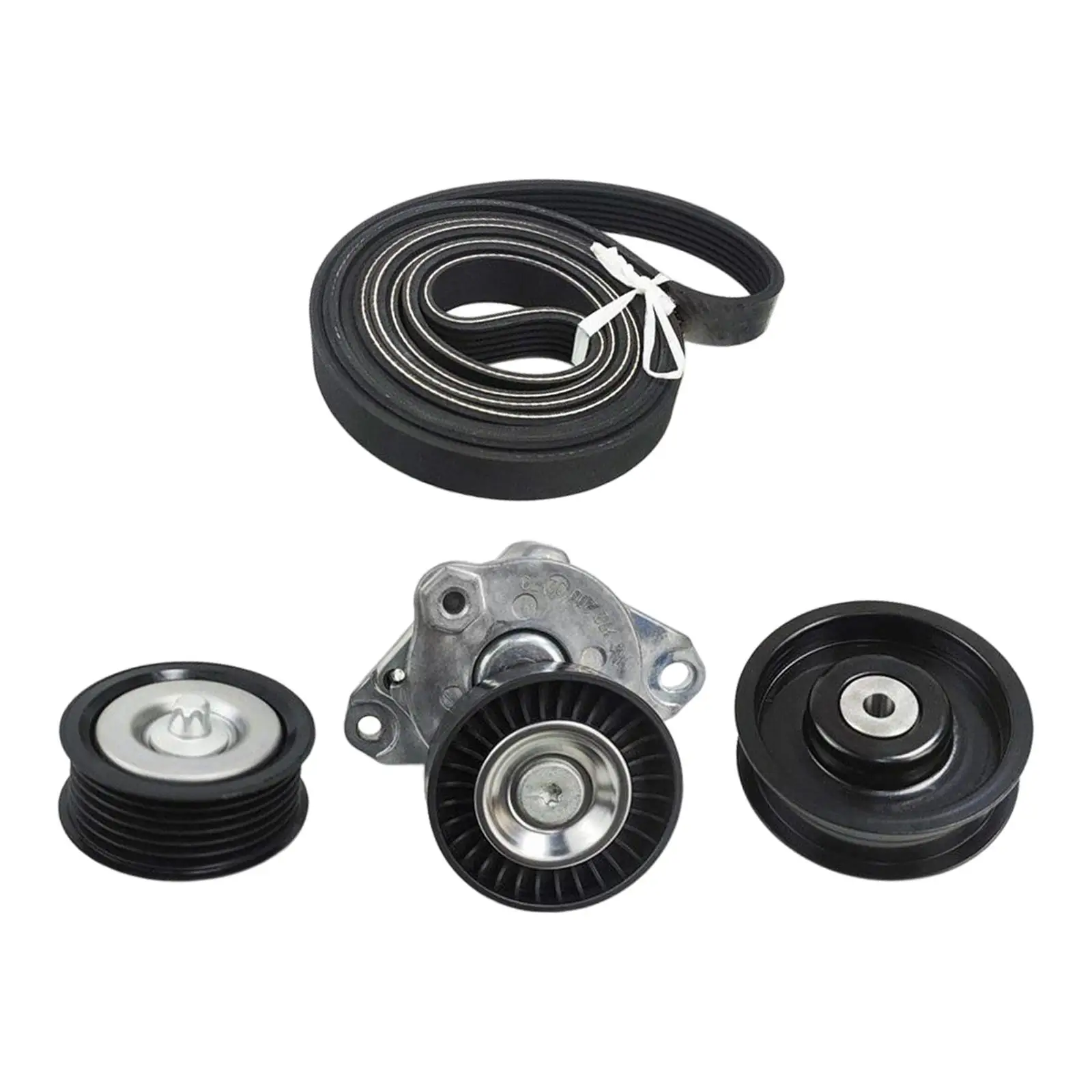 Engine Drive Belt Tensioner & Idler Pulley Serpentine Belt Kit for Mercedes-benz C230 C280 CLS550 S550 E350 ml550