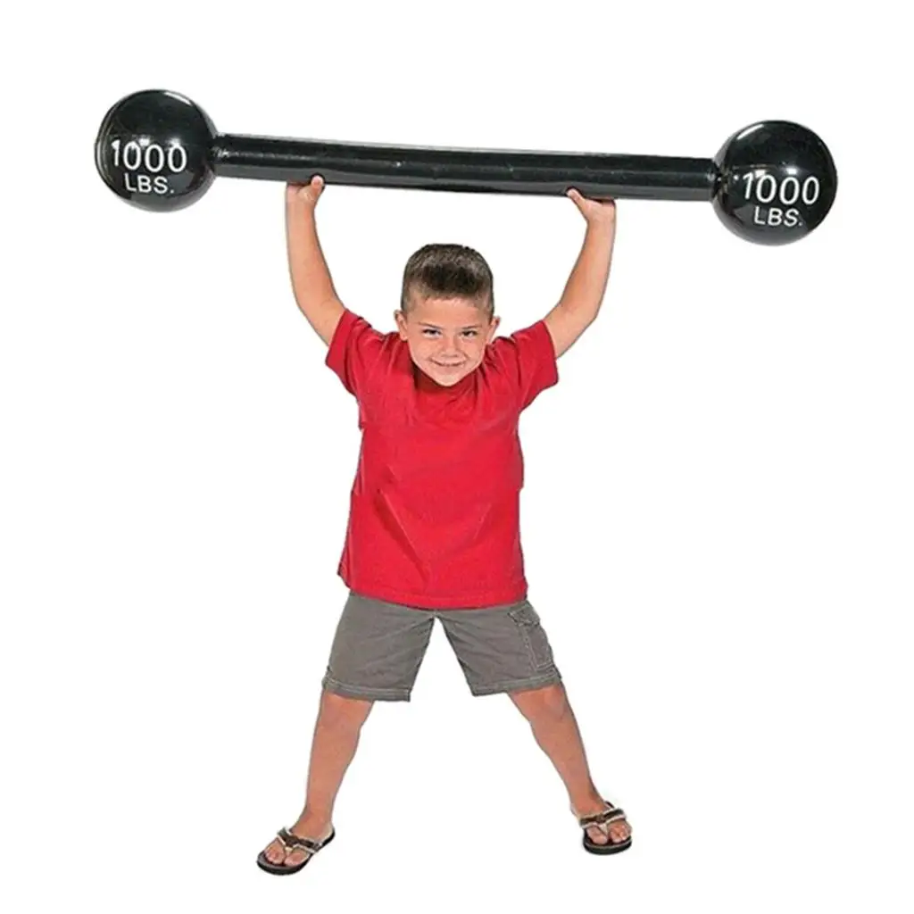 Inflatable Barbell Kids Fitness Dumbbell Toys Party Costume for Boys Girls