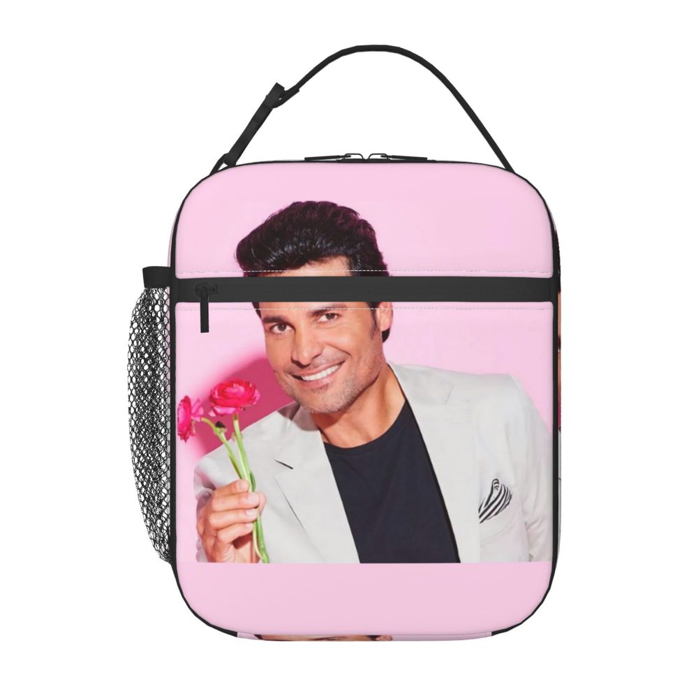 personalizado chayanne puerto riquenho latin pop singer almoço saco masculino feminino térmico isolado lancheira para crianças escola