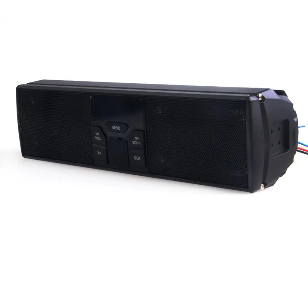 LED Display Motorcycle Bluetooth Audio Sound System APP Control MP3/TF/USB FM Radio Stereo Speakers Moto Accessories Anti-theft
