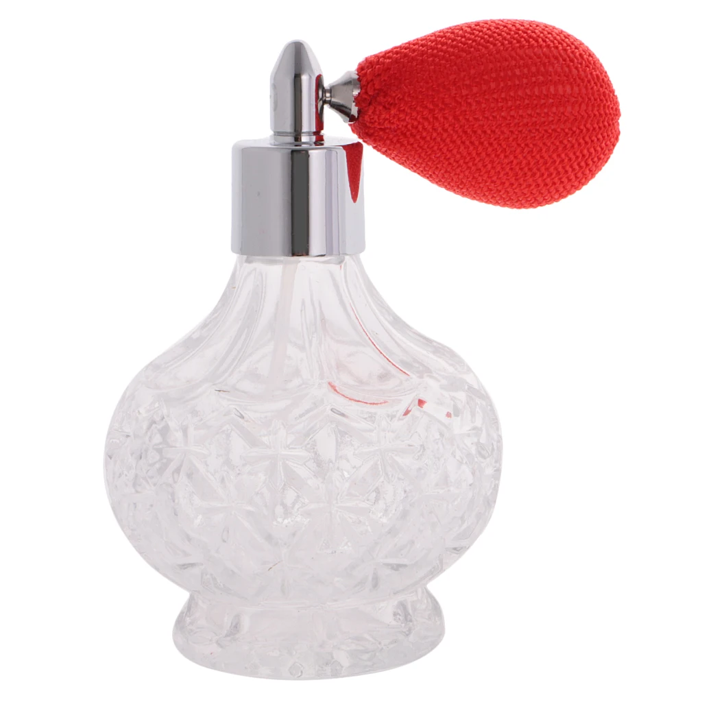 1pcs 100ml Empty Glass Vintage Perfume Aftershave Bottle Spray Gift
