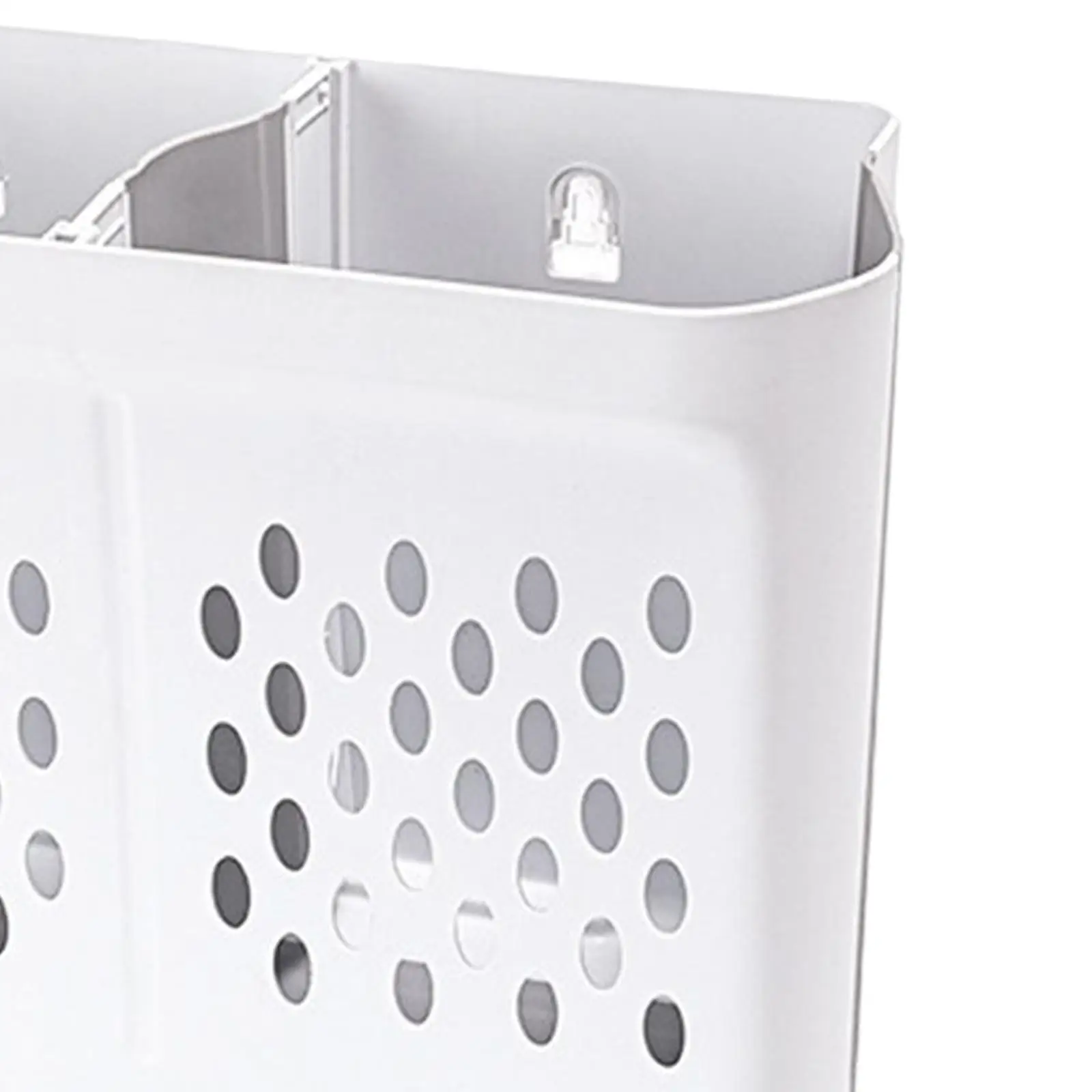 Folding Dirty Clothes Hamper Container Hanging Hollowed Out Space Saving Simple and Practical
