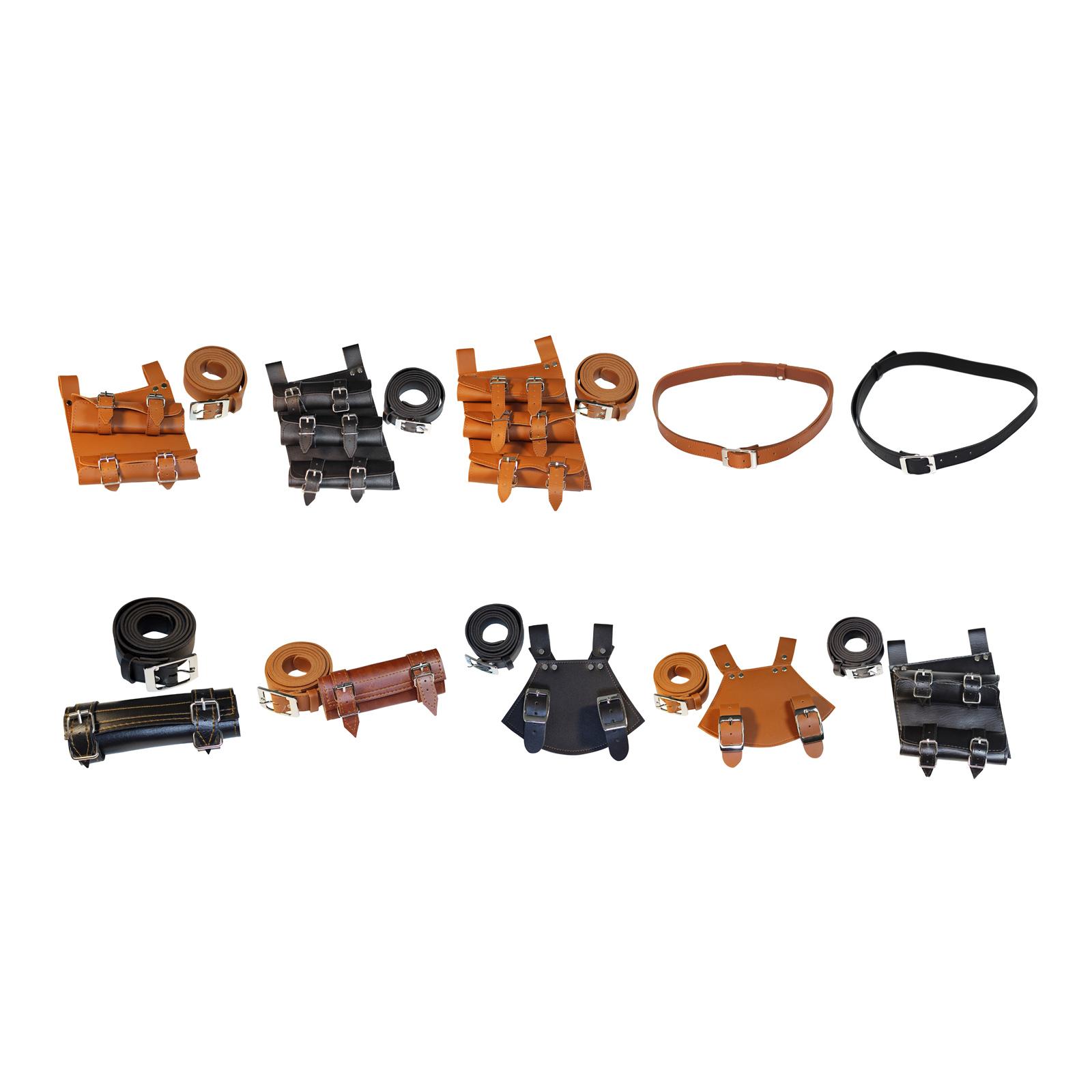 Renaissance PU Leather Sword Frog Belt Costume Accessories Rapier Knight Sword Belt with Metal Buck 2 Color