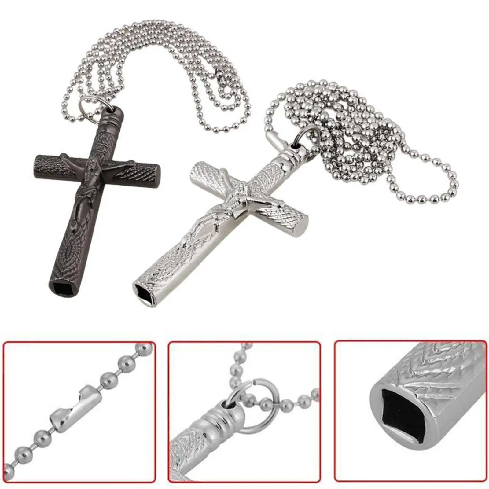 Steel Jesus Drum Key with Chain Pendant Wrench Instruments Parts Accessories